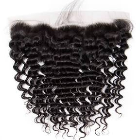 13x4 HD Brazilian Deep Wave Lace Frontal